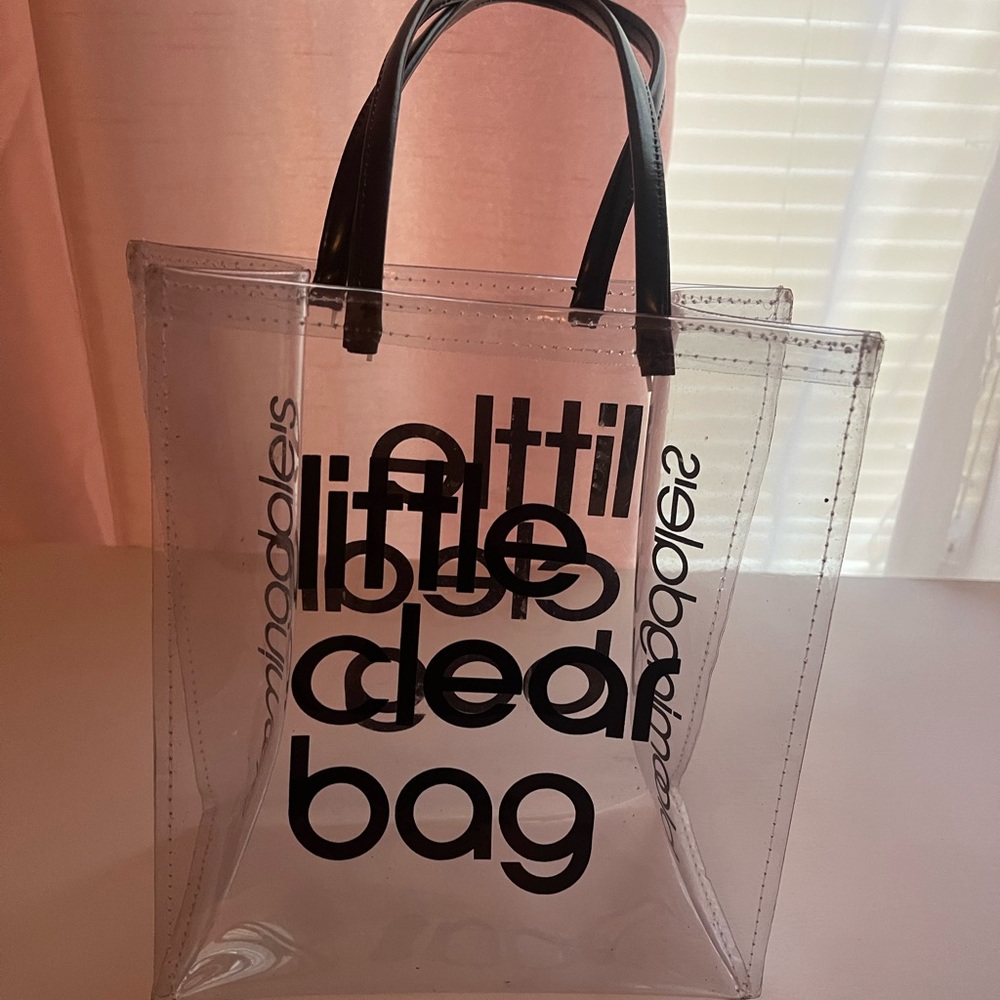 Bloomingdale’s Little Clear Bag !